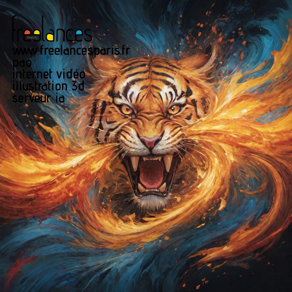 Pao mise en page internet vidéo illustration 3d serveur IA générative AI freelance paris studio de création magazines lu2ywx40